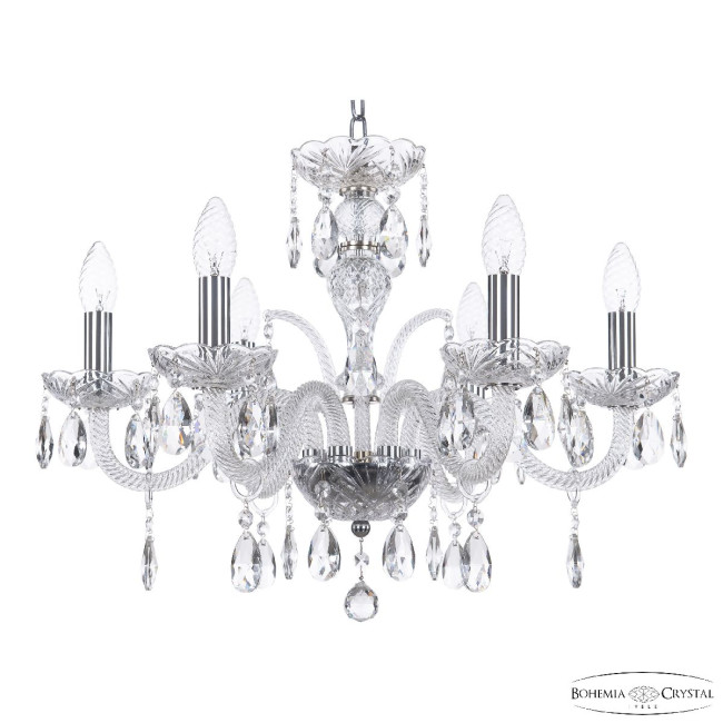 Подвесная люстра Bohemia Ivele Crystal 118/6/195 Ni Подвесная люстра Bohemia Ivele Crystal 118/6/195 Ni