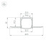 Профиль Arlight FANTOM-W20-H20-2000 ANOD 054185 Профиль Arlight FANTOM-W20-H20-2000 ANOD 054185