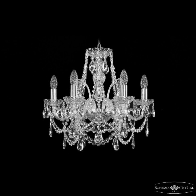 Подвесная люстра Bohemia Ivele Crystal 1411/6/160 Ni Подвесная люстра Bohemia Ivele Crystal 1411/6/160 Ni
