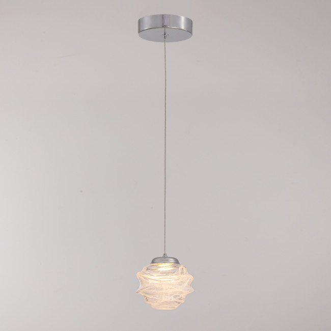 Подвесной светильник MD25030003-1A chrome/clear Подвесной светильник MD25030003-1A chrome/clear