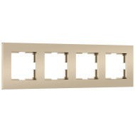 Рамка на 4 поста Werkel Slab (шампань софт) W0042911 4690389218446 a071627