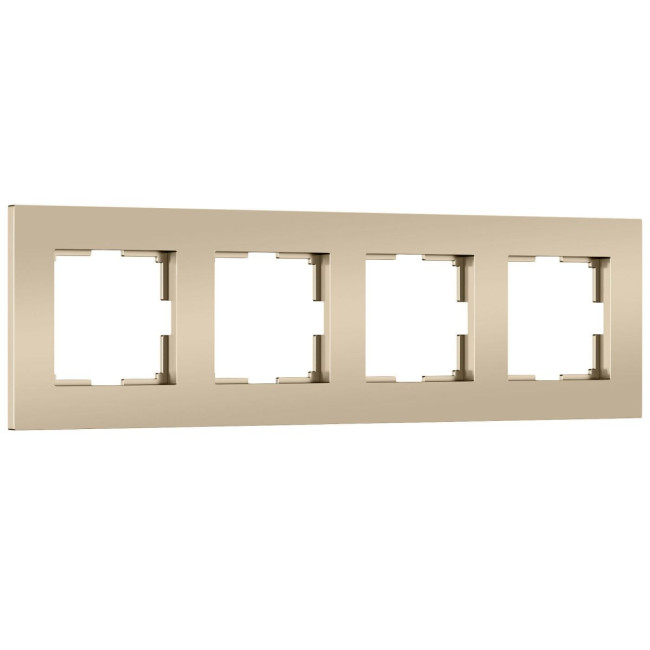 Рамка на 4 поста Werkel Slab (шампань софт) W0042911 4690389218446 a071627 Рамка на 4 поста Werkel Slab (шампань софт) W0042911 4690389218446 a071627