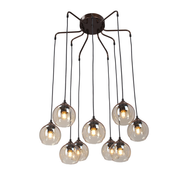 Подвесная люстра Vitaluce V48900-73/9PL Подвесная люстра Vitaluce V48900-73/9PL