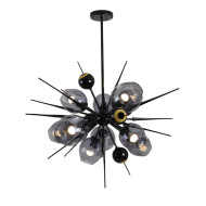 Люстра на штанге Delight Collection Burst 9720P-10S black/smoky Люстра на штанге Delight Collection Burst 9720P-10S black/smoky