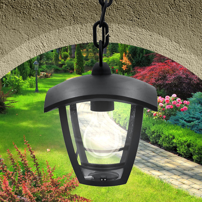 Уличный подвесной светильник ЭРА НСУ 07-40-001 «Марсель» черный Б0051193 Уличный подвесной светильник ЭРА НСУ 07-40-001 «Марсель» черный Б0051193