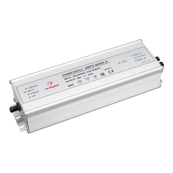 Блок питания Arlight ARPV-48400-A 48V 8.3A 400W IP 67 028367(1) Блок питания Arlight ARPV-48400-A 48V 8.3A 400W IP 67 028367(1)