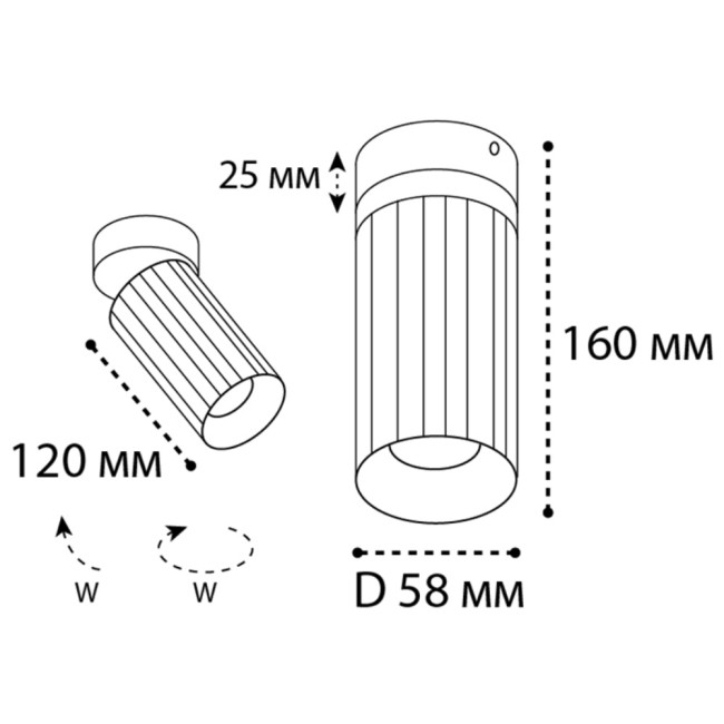 Накладной спот Italline IT08-8011 gold Накладной спот Italline IT08-8011 gold