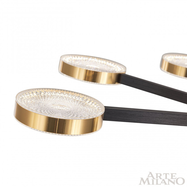 Люстра на штанге Arte Milano 272079/8 BK/GD