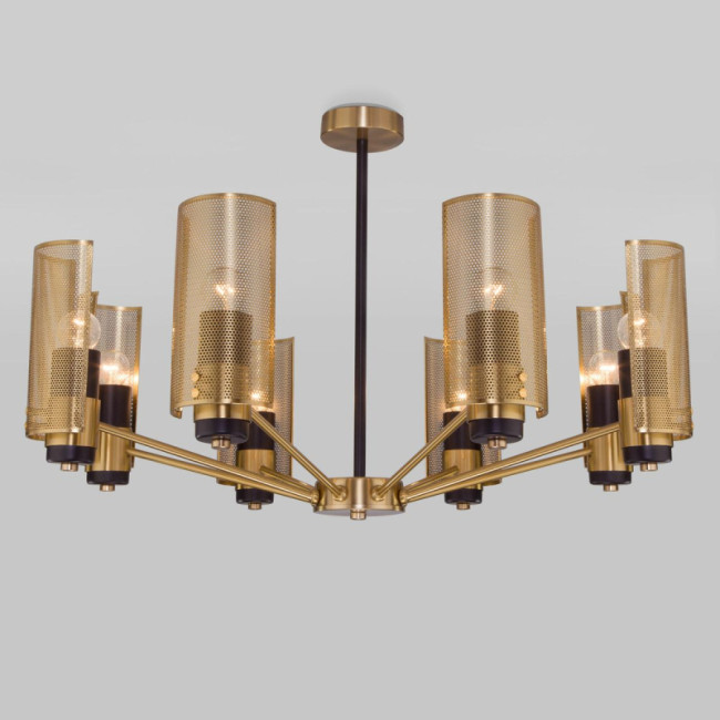 Люстра на штанге Eurosvet Grino 70139/8 латунь