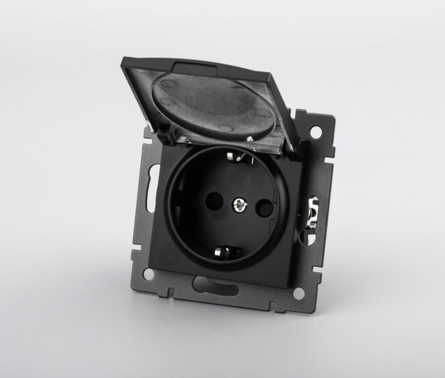 Механизм розетки влагозащищённый Arlight SCT-MCP-PL-BK-V (250V, 16A) 049835 Механизм розетки влагозащищённый Arlight SCT-MCP-PL-BK-V (250V, 16A) 049835