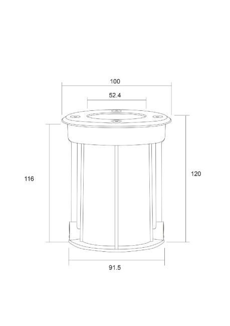 Ландшафтный светильник Outdoor Tubo O043DL-01S