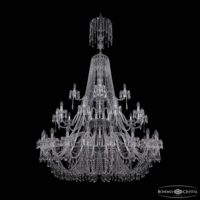 Подвесная люстра Bohemia Ivele Crystal 1403/20+10+5/530/XL-203/3d Ni Подвесная люстра Bohemia Ivele Crystal 1403/20+10+5/530/XL-203/3d Ni