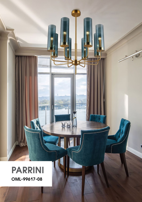 Люстра на штанге Omnilux Parrini OML-99617-08 Люстра на штанге Omnilux Parrini OML-99617-08