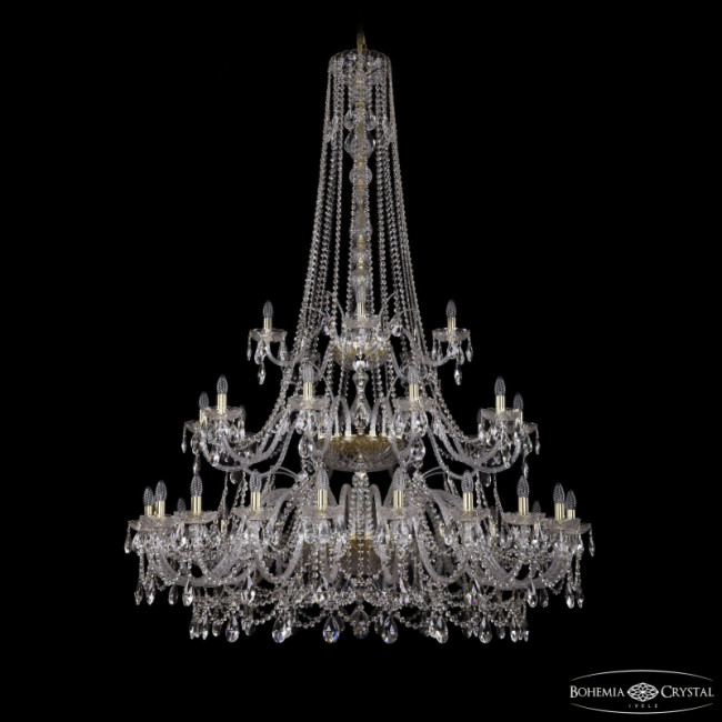 Подвесная люстра Bohemia Ivele Crystal 1411/20+10+5/530/h-202/3d G