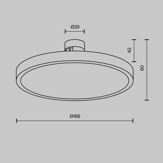 Трековый магнитный светильник Maytoni Technical Plato Flarity TR153-1-10W3K-PT