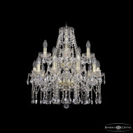 Подвесная люстра Bohemia Ivele Crystal 1413/10+5/200/2d G