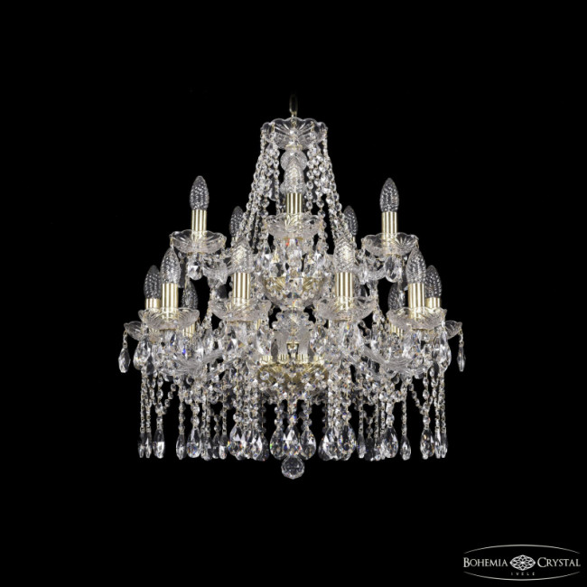 Подвесная люстра Bohemia Ivele Crystal 1413/10+5/200/2d G