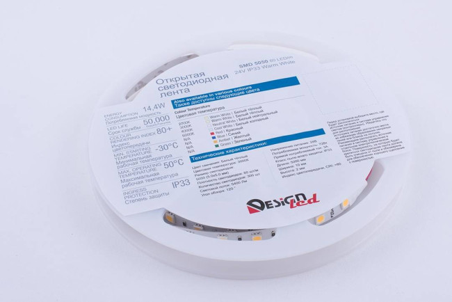 Светодиодная лента DesignLed DSG560-24-WW-33 000521 Светодиодная лента DesignLed DSG560-24-WW-33 000521