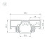 Профиль Arlight STRETCH-20-CEIL-D-CENTER-2000 BLACK 042946 Профиль Arlight STRETCH-20-CEIL-D-CENTER-2000 BLACK 042946