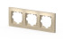 Рамка трехместная ELBI Vega 510-012500-227 Рамка трехместная ELBI Vega 510-012500-227