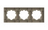 Рамка трехместная ELBI Vega 510-012500-227 Рамка трехместная ELBI Vega 510-012500-227
