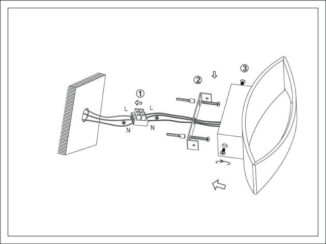 Настенный светильник DesignLed GW-A715-5-WH-WW 003024 Настенный светильник DesignLed GW-A715-5-WH-WW 003024