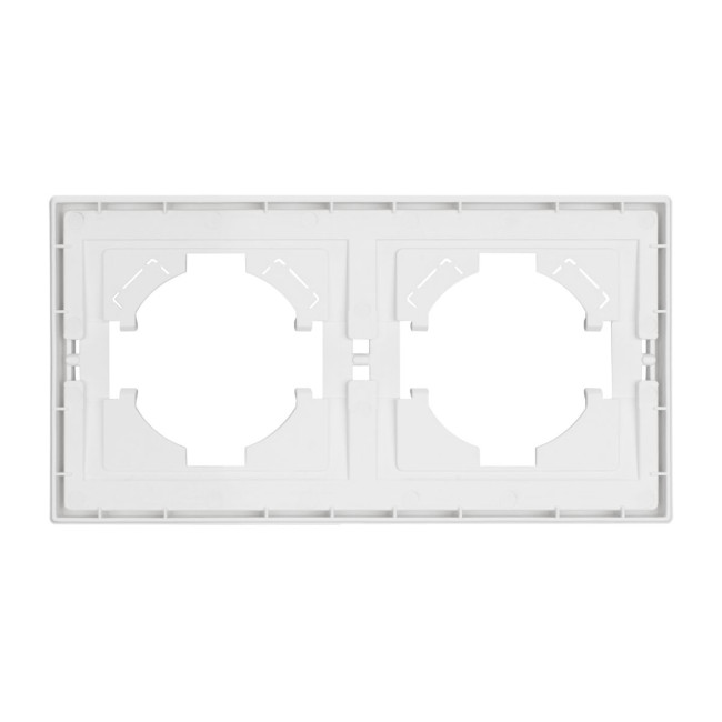 Рамка пластиковая на 2 поста Arlight FRM-TENDO-PL-2-GD 053842 Рамка пластиковая на 2 поста Arlight FRM-TENDO-PL-2-GD 053842