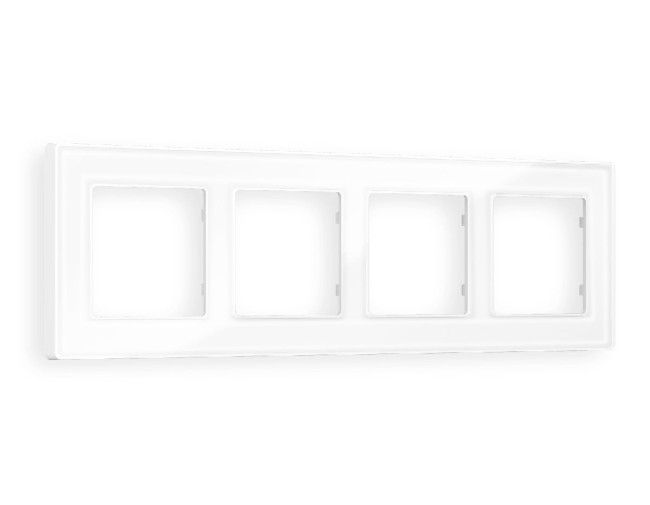 Рамка четырехместная Ambrella Volt Arctic AF580104 Рамка четырехместная Ambrella Volt Arctic AF580104