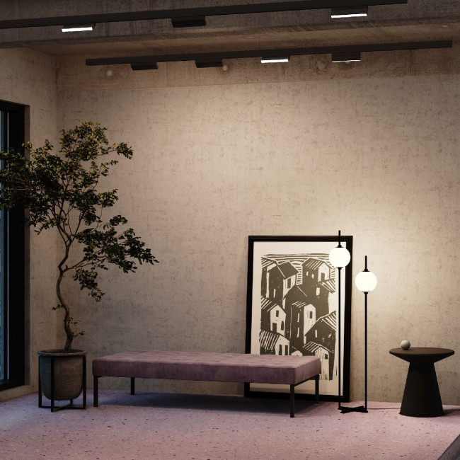 Трековый светодиодный светильник Maytoni Technical Basis TR036-2-12W3K-B