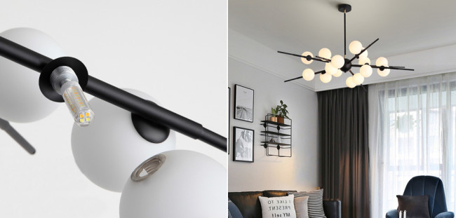 Люстра на штанге ImperiumLoft Cherry Bomb 148017-22 Люстра на штанге ImperiumLoft Cherry Bomb 148017-22