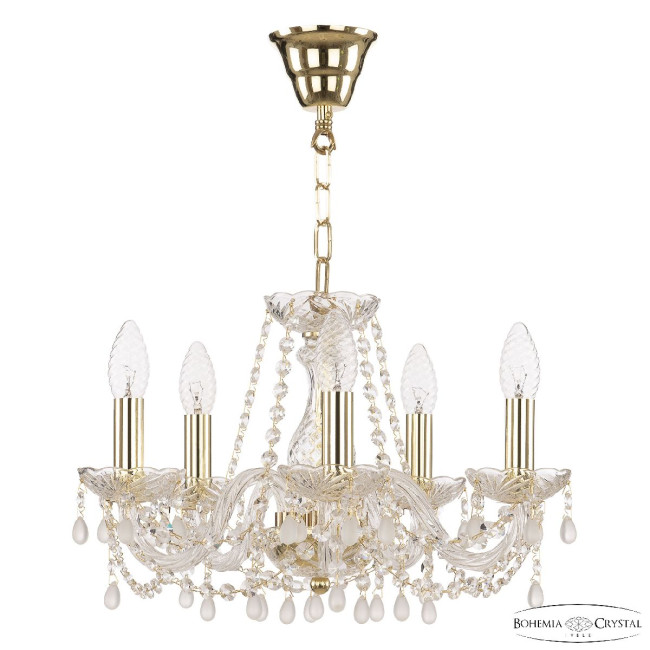Подвесная люстра Bohemia Ivele Crystal 112/5/141 G V0300 Подвесная люстра Bohemia Ivele Crystal 112/5/141 G V0300