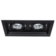 Встраиваемый светильник Arte Lamp Canis A6661PL-2BK Встраиваемый светильник Arte Lamp Canis A6661PL-2BK