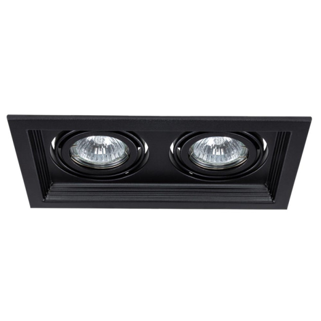 Встраиваемый светильник Arte Lamp Canis A6661PL-2BK Встраиваемый светильник Arte Lamp Canis A6661PL-2BK
