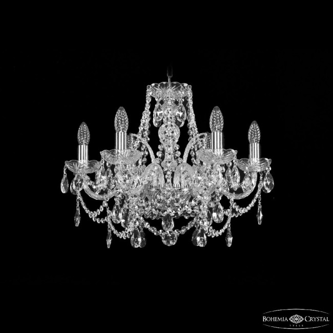 Подвесная люстра Bohemia Ivele Crystal 1411/6/195 Ni Подвесная люстра Bohemia Ivele Crystal 1411/6/195 Ni