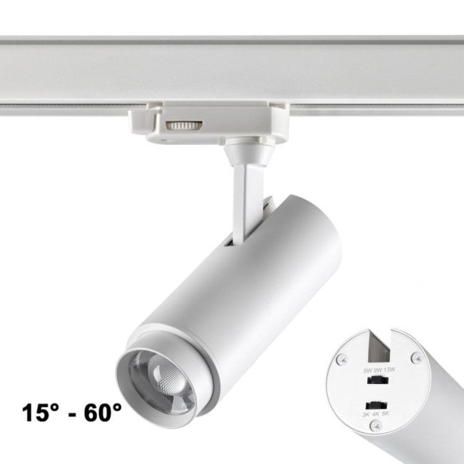 Трековый трехфазный светильник Novotech Nail 359030 Трековый трехфазный светильник Novotech Nail 359030