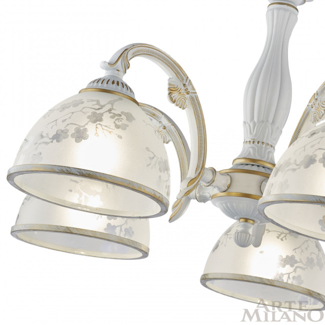 Подвесная люстра Arte Milano 349737/5 WT+G