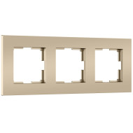 Рамка на 3 поста Werkel Slab (шампань софт) W0032911 4690389218422 a071625