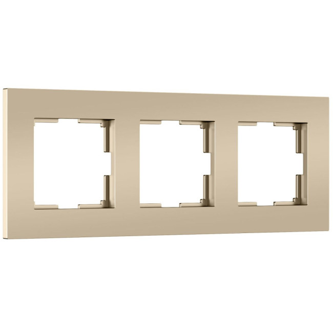 Рамка на 3 поста Werkel Slab (шампань софт) W0032911 4690389218422 a071625 Рамка на 3 поста Werkel Slab (шампань софт) W0032911 4690389218422 a071625