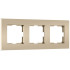 Рамка на 3 поста Werkel Slab (шампань софт) W0032911 4690389218422 a071625 Рамка на 3 поста Werkel Slab (шампань софт) W0032911 4690389218422 a071625