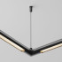 Тросовый подвес Maytoni Shelf CA028SW-L1000-B Тросовый подвес Maytoni Shelf CA028SW-L1000-B
