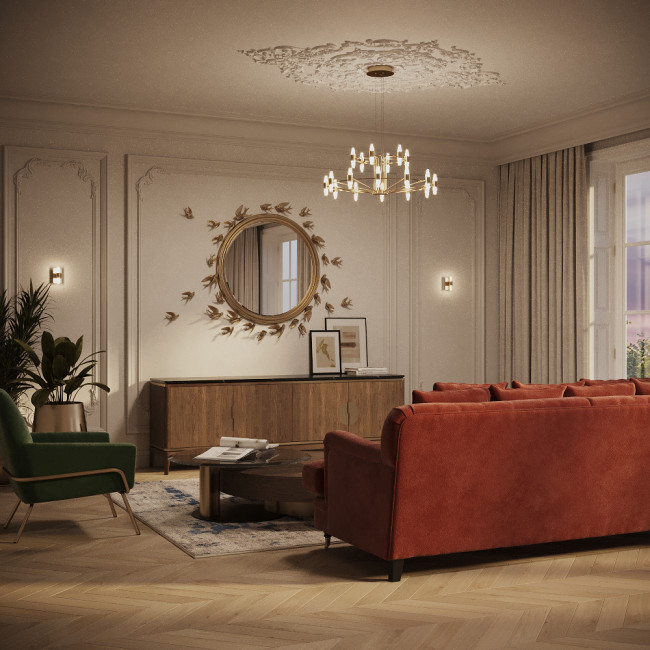 Подвесная люстра Maytoni Arana MOD401PL-L108BS3K Подвесная люстра Maytoni Arana MOD401PL-L108BS3K