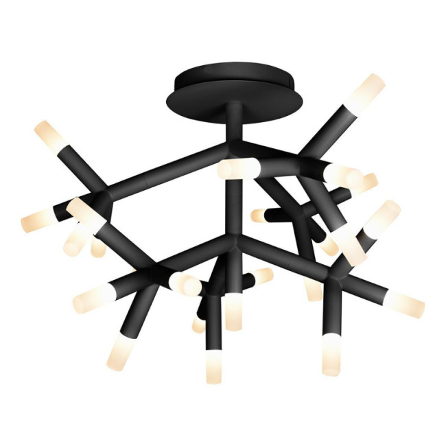 Потолочная светодиодная люстра iLedex Savage FS-017-X25 BK Потолочная светодиодная люстра iLedex Savage FS-017-X25 BK