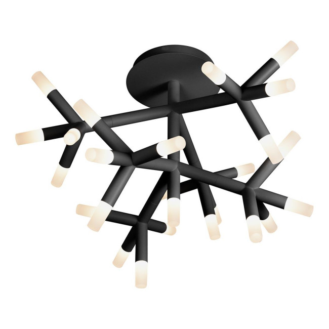 Потолочная светодиодная люстра iLedex Savage FS-017-X25 BK Потолочная светодиодная люстра iLedex Savage FS-017-X25 BK