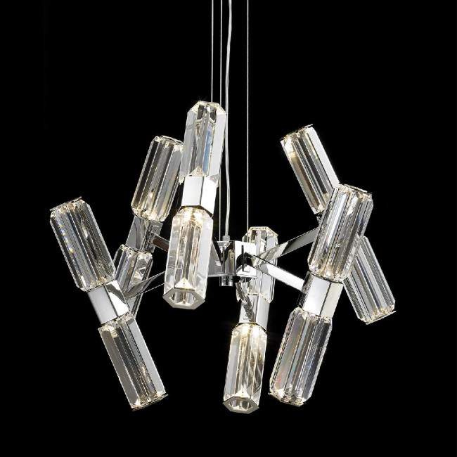 Подвесная люстра Delight Collection MD19027016-12B chrome Подвесная люстра Delight Collection MD19027016-12B chrome