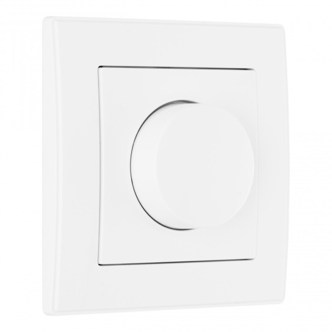 Диммер с рамкой Arte Milano SET06-1-48-1 white Диммер с рамкой Arte Milano SET06-1-48-1 white