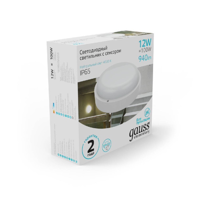 Уличный светодиодный светильник Gauss 126411212-S Уличный светодиодный светильник Gauss 126411212-S