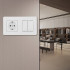 Выключатель двухклавишный с розеткой Arte Milano SET16-2-40-1-30-2 white Выключатель двухклавишный с розеткой Arte Milano SET16-2-40-1-30-2 white