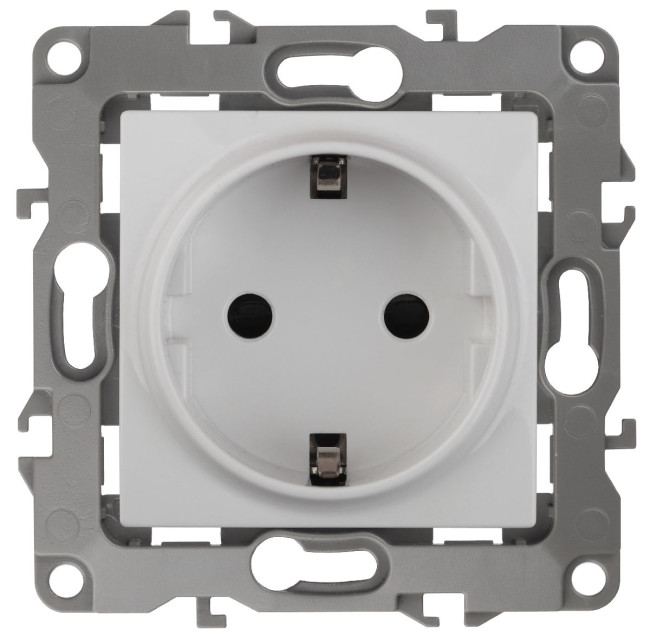 Розетка 2P+E Schuko Эра 12-2101-01 Б0014675 Розетка 2P+E Schuko Эра 12-2101-01 Б0014675