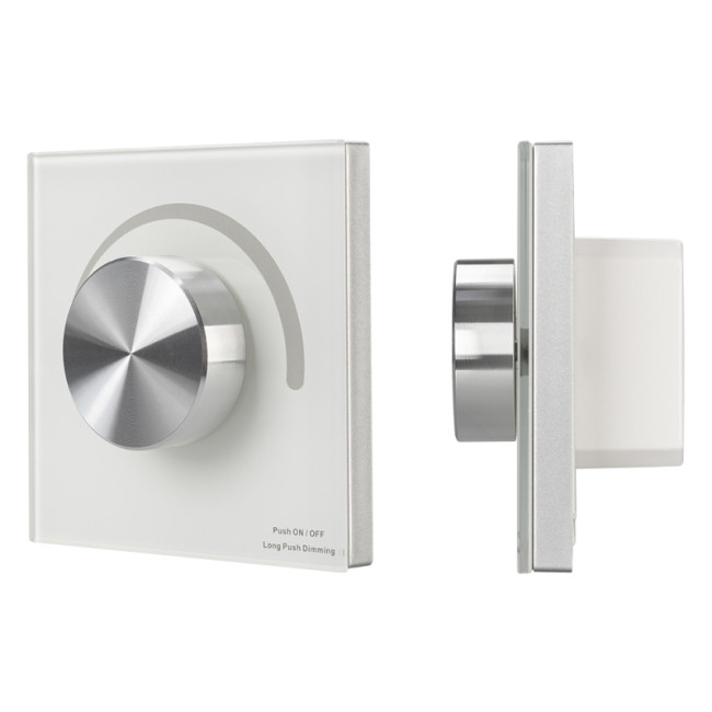 Панель Arlight Smart-P37-Dim-IN White (230V, 1.2A, Triac, Rotary, 2.4G) 027115 Панель Arlight Smart-P37-Dim-IN White (230V, 1.2A, Triac, Rotary, 2.4G) 027115