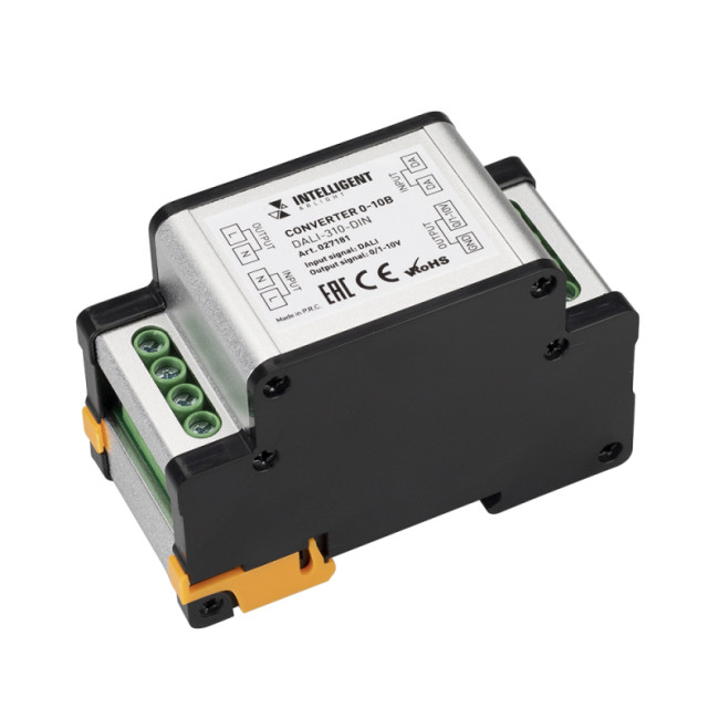 Конвертер Arlight 0-10В Dali-310-Din (AC 230V, Dali, 0-10) 027181 Конвертер Arlight 0-10В Dali-310-Din (AC 230V, Dali, 0-10) 027181